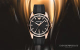 Buy Shop Emporio Armani Sport Quartz Black Dial Black Rubber Strap Watch For Men - AR11101 USA Online