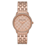 Buy Shop Michael Kors Argyle Quartz Rose Gold Dial Rose Gold Steel Strap Watch For Women - MK3156 USA Online