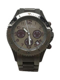 Marc Jacobs Rock Gunmetal Grey Dial Grey Steel Strap Watch for Men - MBM3160