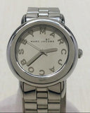 Buy Shop Marc Jacobs Marc Silver Dial Silver Steel Strap Watch for Women - MBM3173 USA Online