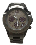 Buy Shop Marc Jacobs Rock Chronograph Gunmetal Grey Dial Grey Steel Strap Watch for Men - MBM3160 USA Online
