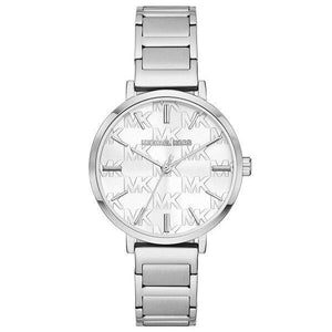 Buy Shop Michael Kors Addyson White Dial Silver Steel Strap Watch for Women - MK4714 USA Online