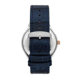 Buy Shop Maserati Stile Automatic Limited Edition White Dial Blue Leather Strap Watch For Men - R8821142001 USA Online