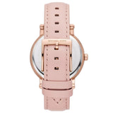 Buy Shop Michael Kors Corey Analog Rose Gold Dial Pink Leather Strap Watch For Women - MK2987 USA Online