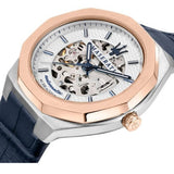 Buy Shop Maserati Stile Automatic Limited Edition White Dial Blue Leather Strap Watch For Men - R8821142001 USA Online