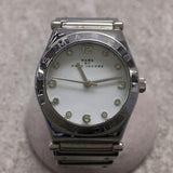 Buy Shop Marc Jacobs Amy White Dial Silver Steel Strap Watch for Women - MBM8518 USA Online