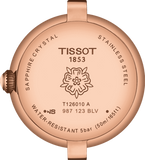 Buy Shop Tissot Bellissima Small Lady White Dial Brown Leather Strap Watch For Women - T126.010.36.013.00 USA Online