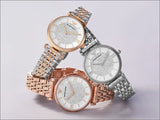 Buy Shop Emporio Armani Gianni T Bar White Dial Two Tone Steel Strap Watch For Women - AR1926 USA Online