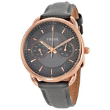 Buy Shop Fossil Tailor Grey Dial Grey Leather Strap Watch for Women - ES3913 USA Online