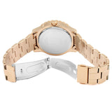 Buy Shop Guess Sassy Quartz White Dial Rose Gold Steel Strap Watch For Women - W0705L3 USA Online
