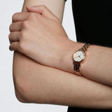 Buy Shop Marc Jacobs Baker White Dial Rose Gold Steel Strap Watch for Women - MBM3248 USA Online