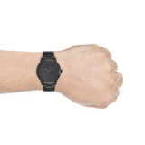 Buy Shop Fossil The Minimalist Black Dial Black Steel Strap Watch for Men - FS5308 USA Online