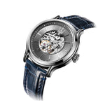 Buy Shop Maserati Epoca Automatic Skeleton Dial Black Leather Strap Watch For Men - R8821118002 USA Online