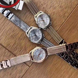 Buy Shop Guess Whisper Silver Dial Rose Gold Mesh Bracelet Watch for Women - W1084L3 USA Online