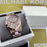 Buy Shop Michael Kors Paris Limited Edition Rose Gold Dial Steel Strap Watch for Women - MK5716 USA Online