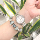 Buy Shop Fossil Virginia Silver Dial Silver Steel Strap Watch for Women - ES3282 USA Online