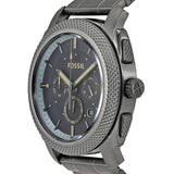 Buy Shop Fossil Machine Chronograph Grey Dial Grey Steel Strap Watch for Men - FS5172 USA Online
