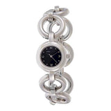 Buy Shop Marc Jacobs Amy Black Dial Silver Steel Strap Watch for Women - MBM3004 USA Online