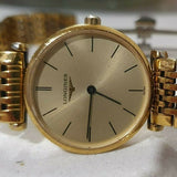 Buy Shop Longines La Grande Classique de Longines Gold Dial Gold Mesh Bracelet Watch for Women - L4.209.2.31.8 USA Online