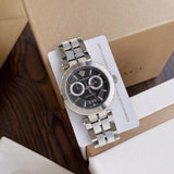 Buy Shop Versace Quartz Black Dial Silver Steel Strap Watch For Men - VBR080018 USA Online
