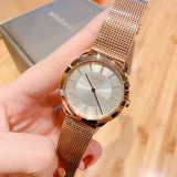 Buy Shop Calvin Klein Minimal White Dial Rose Gold Mesh Bracelet Watch for Women - K3M22Y2X USA Online
