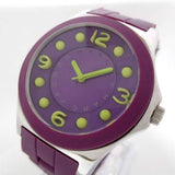 Buy Shop Marc Jacobs Pelly Purple Dial Purple Silicone Strap Watch for Women - MBM2515 USA Online