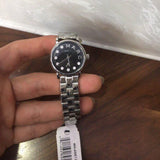 Buy Shop Marc Jacobs Blade Black Dial Silver Steel Strap Watch for Women - MBM8672 USA Online