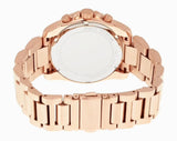 Buy Shop Michael Kors Brecken Chronograph Quartz Rose Gold Dial Rose Gold Steel Strap Watch For Women - MK6367 USA Online