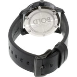 Buy Shop Movado Bold TR90 Black Dial Black Leather Strap Watch For Men - 3600307 USA Online