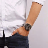 Buy Shop Diesel BAMF Chronograph Gray Dial Gray Steel Strap Watch For Men - DZ7344 USA Online