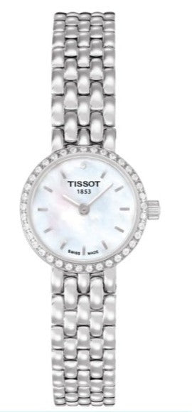 Buy Shop Tissot Lovely Mother of Pearl Dial Silver Steel Strap Watch For Women - T058.009.61.116.00 USA Online