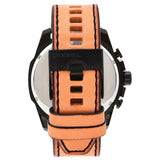 Buy Shop Diesel Mega Chief Chronograph Black Dial Brown Leather Strap Watch For Men - DZ4476 USA Online
