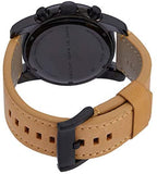 Buy Shop Marc Jacobs Larry Chronograph Black Dial Brown Leather Strap Watch for Men - MBM5053 USA Online