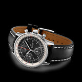 Buy Shop Breitling Navitimer 1 Chronograph 41mm Automatic Black Dial Black Leather Strap Mens Watch - A13324121B1P1 USA Online