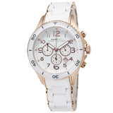 Buy Shop Marc Jacobs Rock Chronograph White Dial White Silicone Strap Watch for Women - MBM2547 USA Online