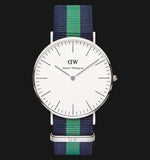 Buy Shop Daniel Wellington Classic Warwick White Dial Two Tone Nylon Strap Watch for Men - DW00100019 USA Online