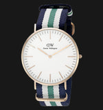 Buy Shop Daniel Wellington Classic Nottingham White Dial Two Tone NATO Strap Watch For Men - 0108DW USA Online