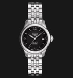 Buy Shop Tissot Le Locle Small Automatic Black Dial Silver Steel Strap Watch For Women - T41.1.183.54 USA Online