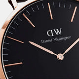 Buy Shop Daniel Wellington Classic St Mawes Black Dial Brown Leather Strap Watch For Men - DW00100124 USA Online
