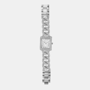 Buy Shop Michael Kors Emery Three Hand Silver Dial Silver Steel Strap Watch For Women - MK7299 USA Online