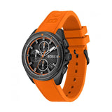 Hugo Boss Volane Black Dial Orange Silicone Strap Watch for Men - 1513957