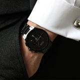 Buy Shop Hugo Boss Peak Black Dial Black Steel Strap Watch for Men - 1513814 USA Online