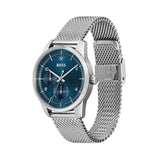 Buy Shop Hugo Boss Sophio Blue Dial Silver Mesh Bracelet Watch for Men - 1513942 USA Online