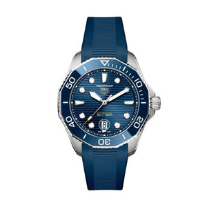 Buy Shop Tag Heuer Aquaracer Professional 300 GMT Automatic Blue Dial Blue Rubber Strap Watch for Men - WBP2010.FT6198 USA Online