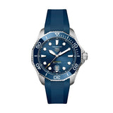 Buy Shop Tag Heuer Aquaracer Professional 300 GMT Automatic Blue Dial Blue Rubber Strap Watch for Men - WBP2010.FT6198 USA Online