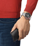 Buy Shop Tissot Seastar 1000 Chronograph Black Dial Silver Steel Strap Watch For Men - T120.417.11.051.01 USA Online