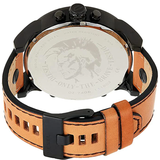 Buy Shop Diesel Mr. Daddy 2.0 Chronograph Grey Dial Brown Leather Strap Watch For Men - DZ7406 USA Online