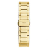 Buy Shop Guess Moonlight Multi Function Diamonds Gold Dial Gold Steel Strap Watch for Women - GW0320L2 USA Online