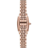 Buy Shop Emporio Armani Gianni T-Bar Analog Crystal Brown Dial Rose Gold Steel Strap Watch For Women - AR11407 USA Online