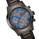 Buy Shop Guess Atlas Quartz Grey Dial Grey Steel Strap Watch For Men - W0668G2 USA Online